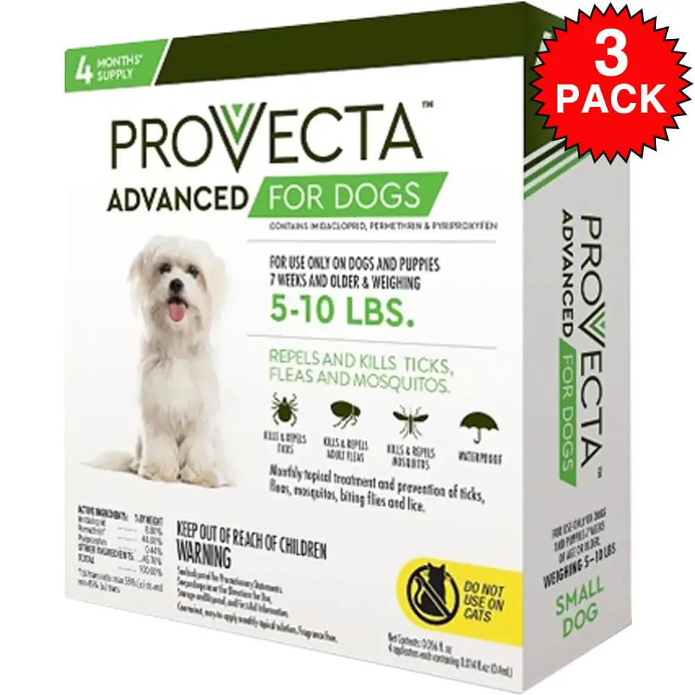 12 MONTH Provecta Advanced for Small Dogs (5