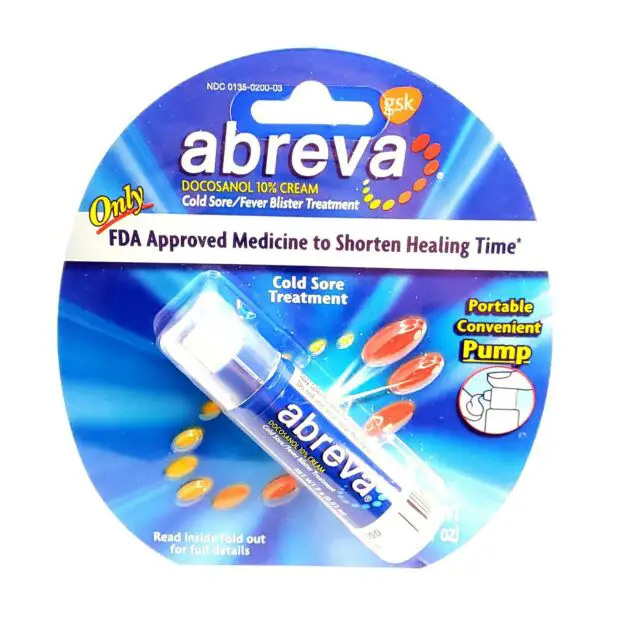 Abreva Cold Sore/Fever Blister Treatment, .07