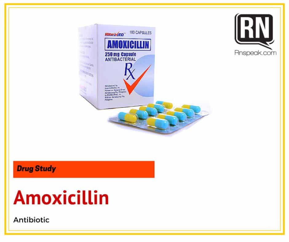Amoxicillin Drug Study
