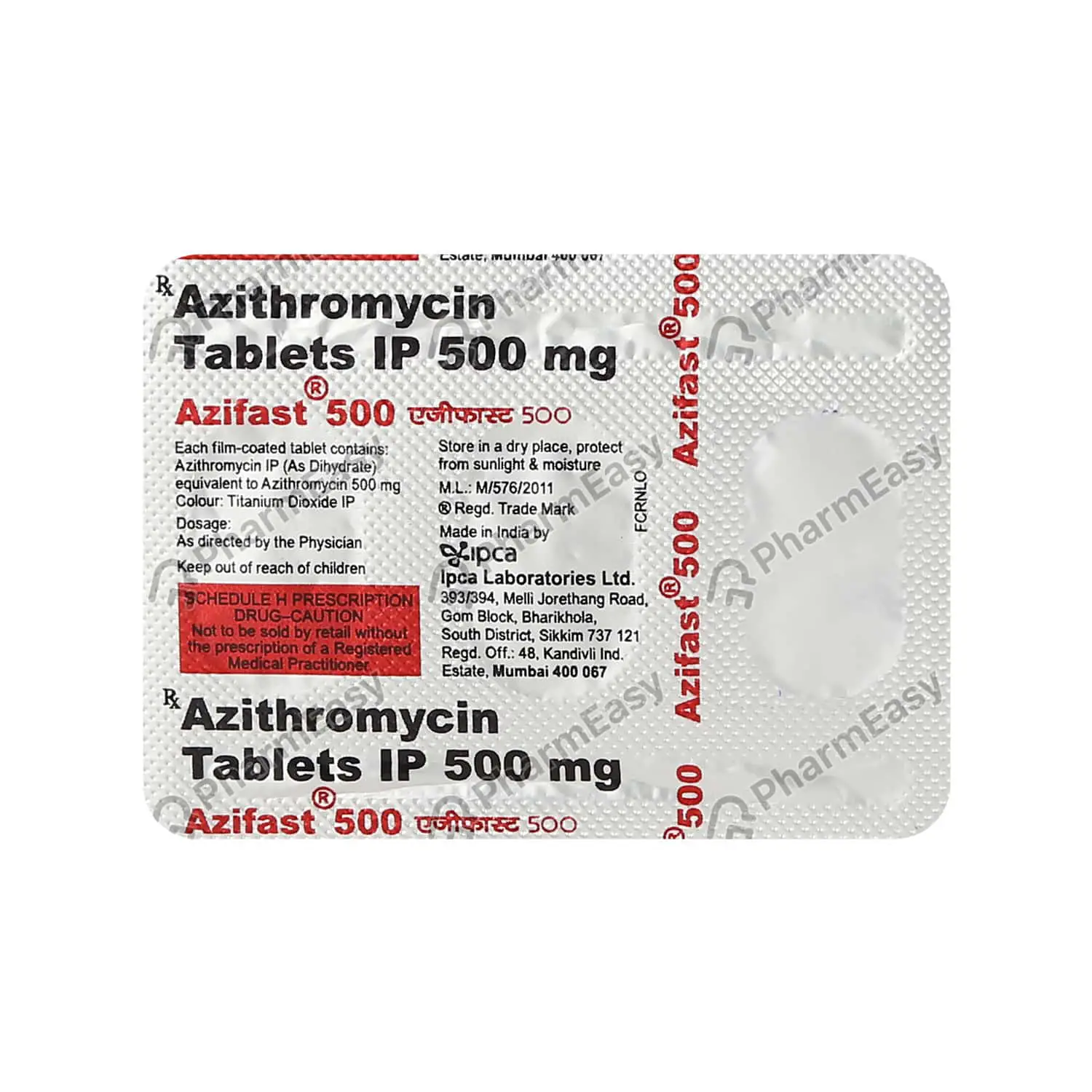 Azifast 500 MG Tablet (3)