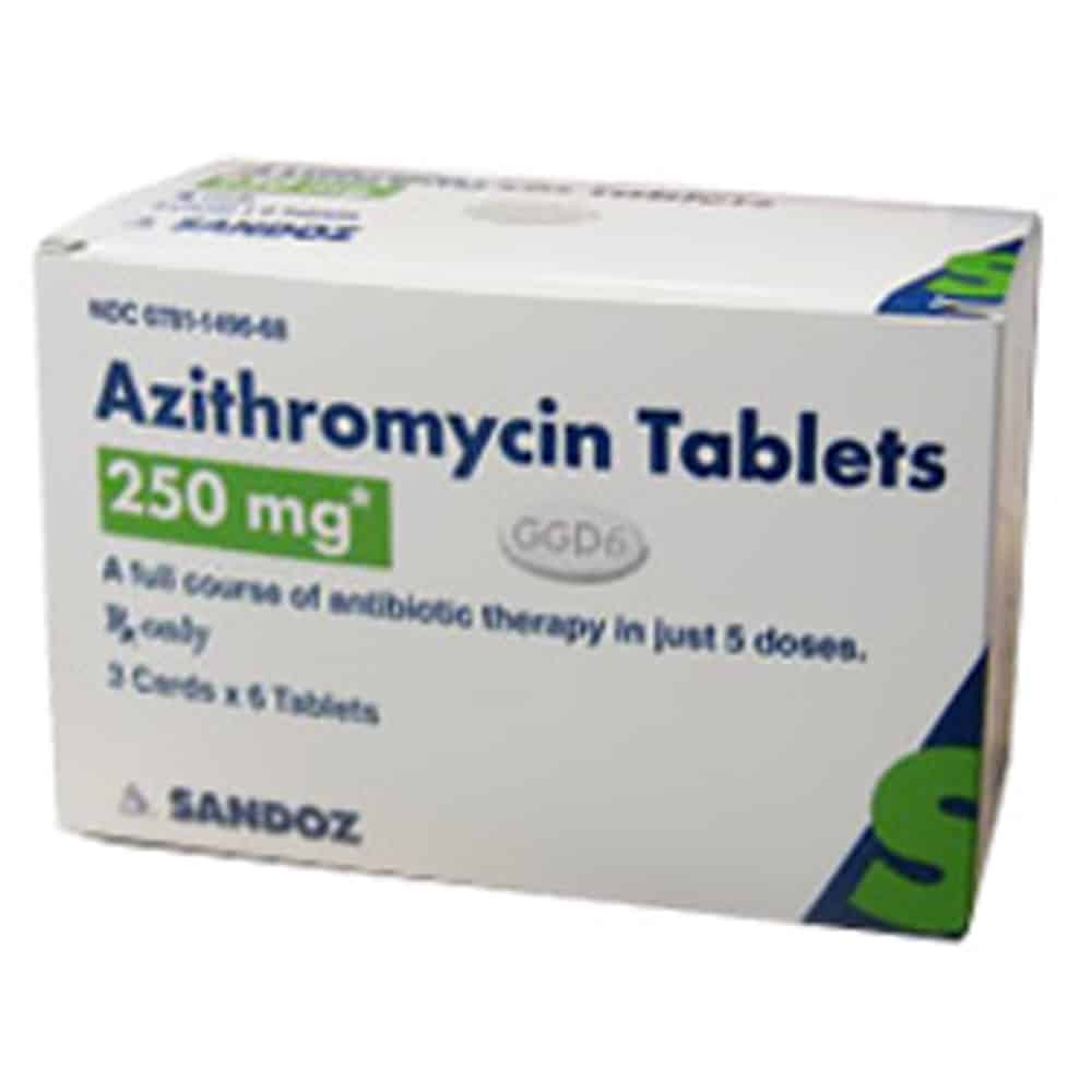 Azithromycin 250 Mg Tablets 6 Pack