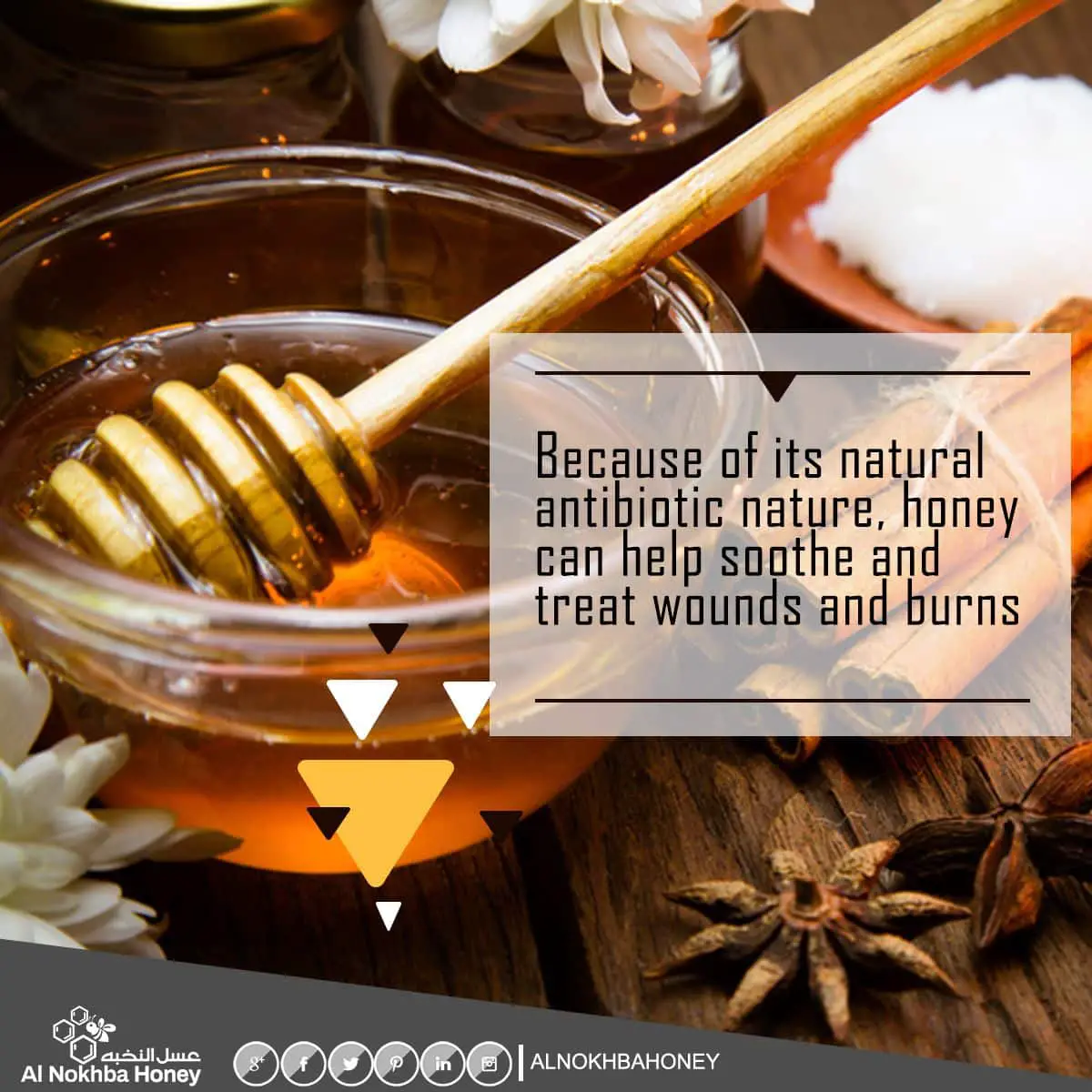 Because of its natural antibiotic nature, honey can help soothe and ...