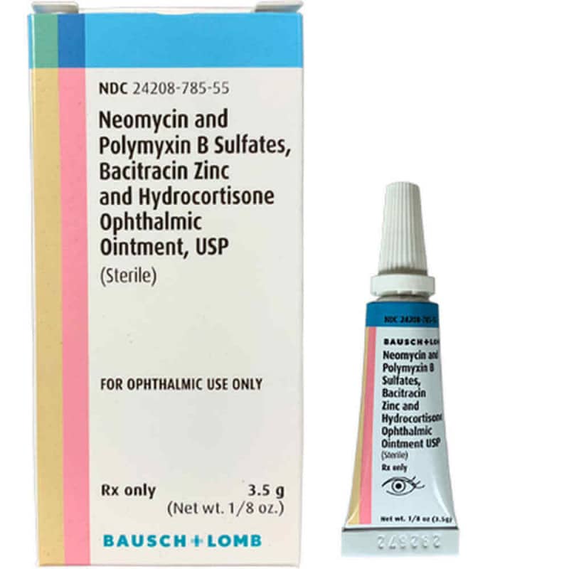 BNP with Hydrocortisone Triple Antibiotic Ophthalmic Ointment