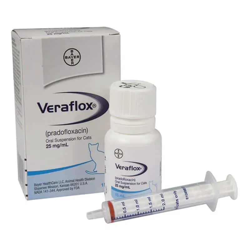 Buy Veraflox oral suspension 25 Mg/Ml for cats online