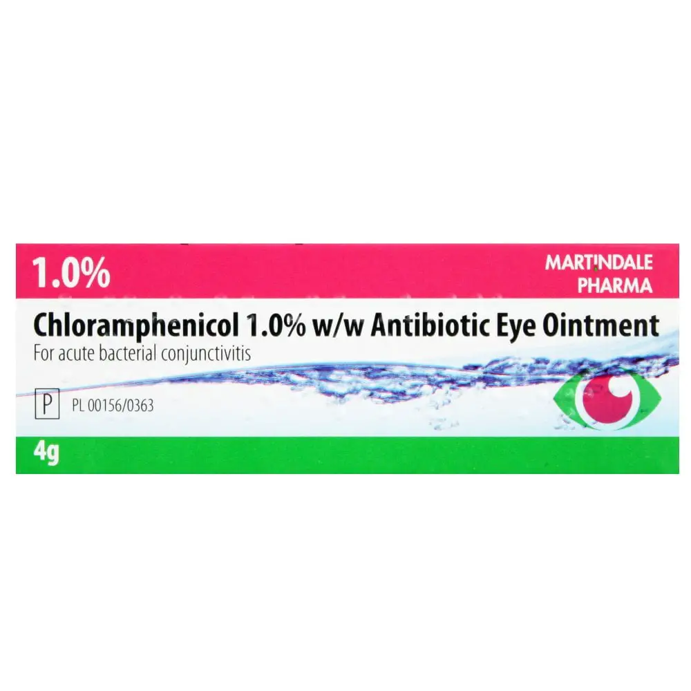 Chloramphenicol Antibiotic Eye Ointment 1% 4g
