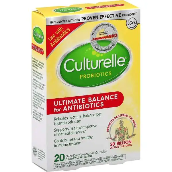 Culturelle Ultimate Balance Probiotic for Antibiotics