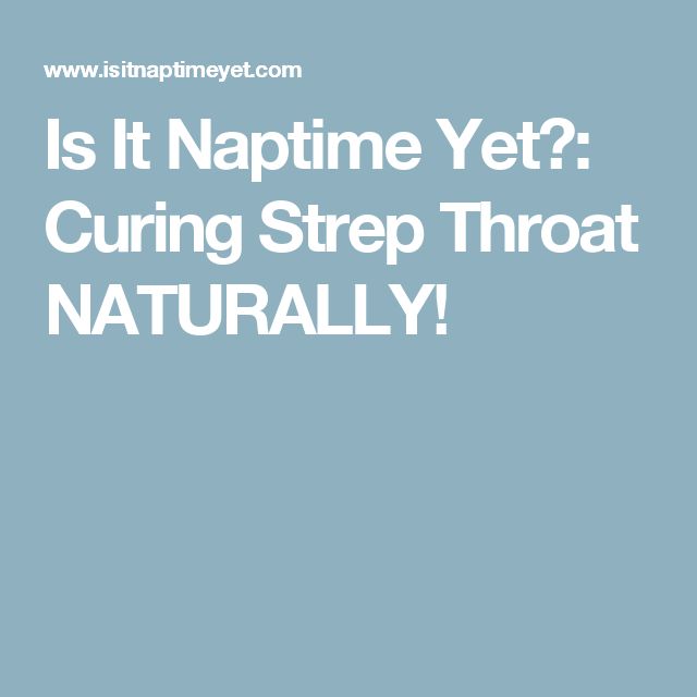 Curing Strep Throat