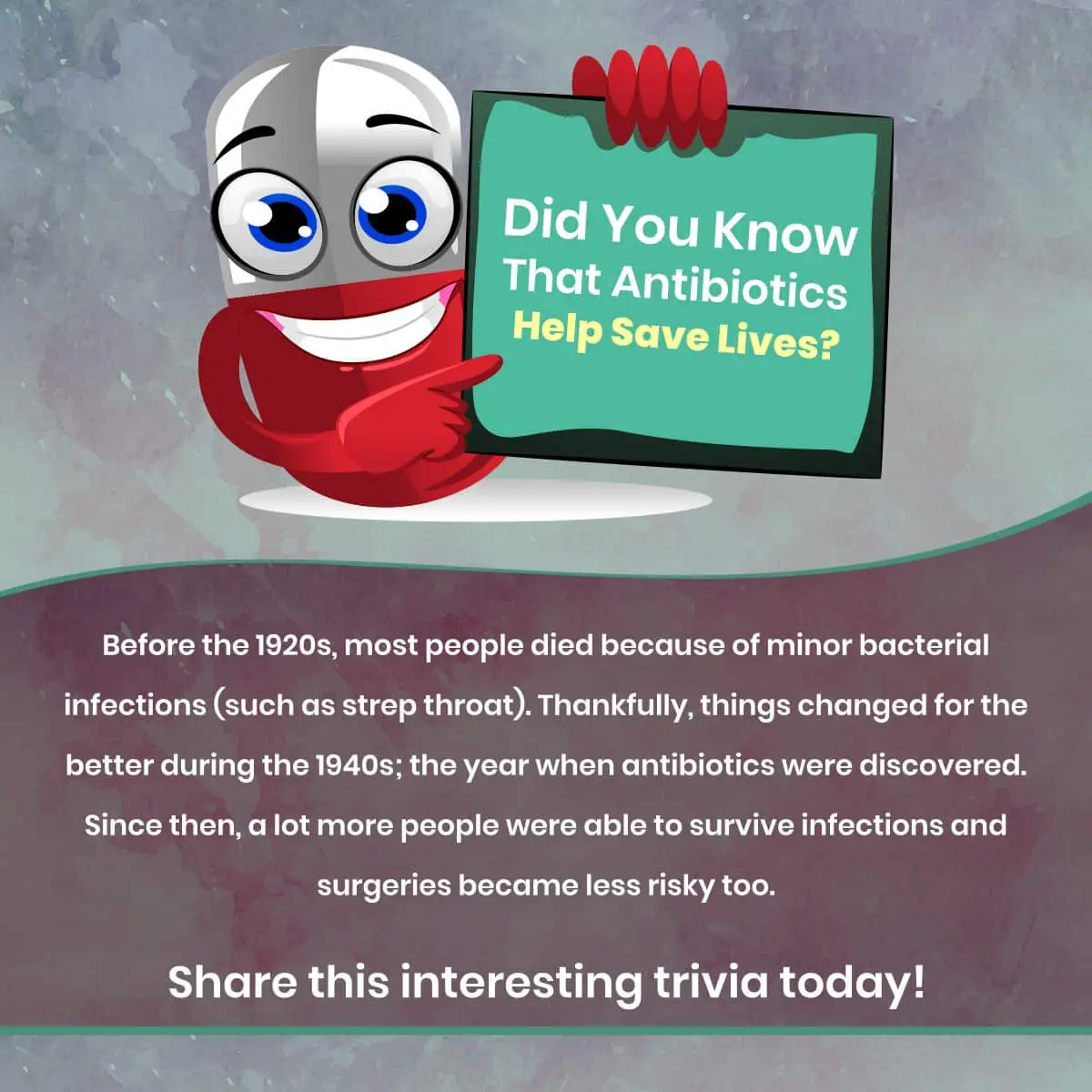 Did You Know That Antibiotics Help Save Lives? #Antibiotics #Medicine ...