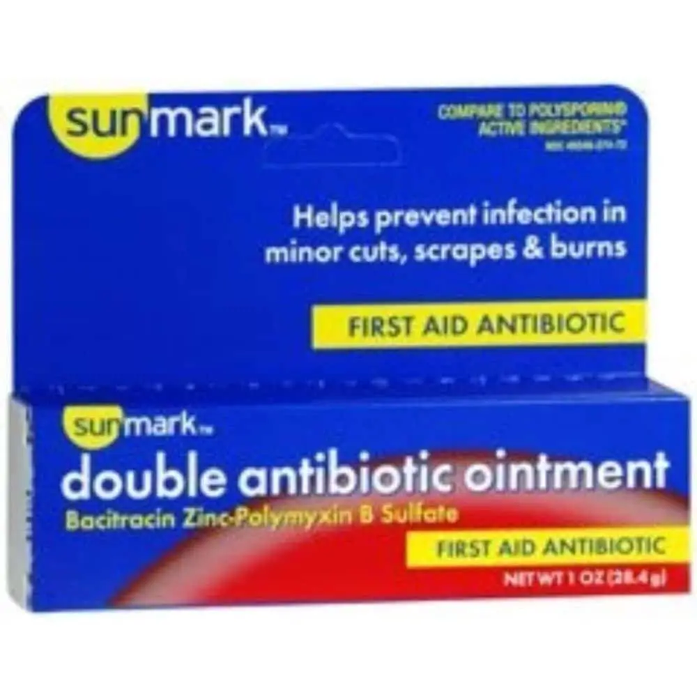 Double Antibiotic Ointment, antibiotic oint kills infection By Sunmark ...