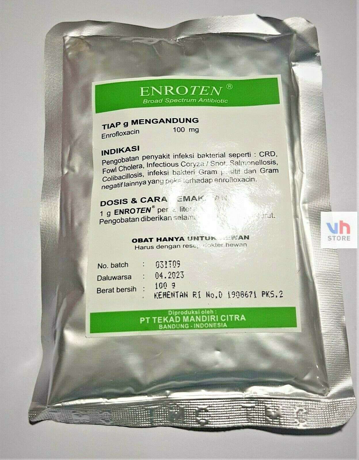 Enroten Chicken Antibiotic For Cold Flu Cough Snot Coryza Treatment ED ...