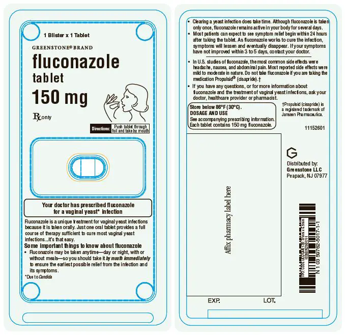 Fluconazole Tablet, 150 mg Ask your doctor for this whenever starting ...