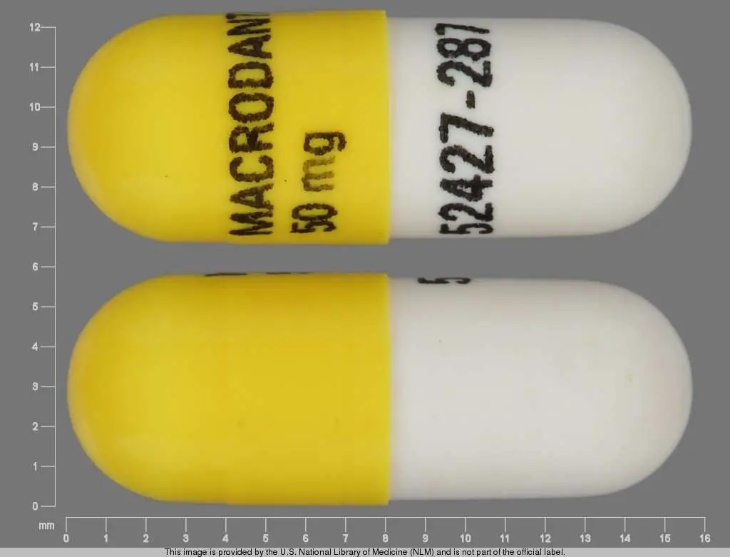 Furadantin, Macrobid, Macrodantin (nitrofurantoin) Uses, Side Effects ...