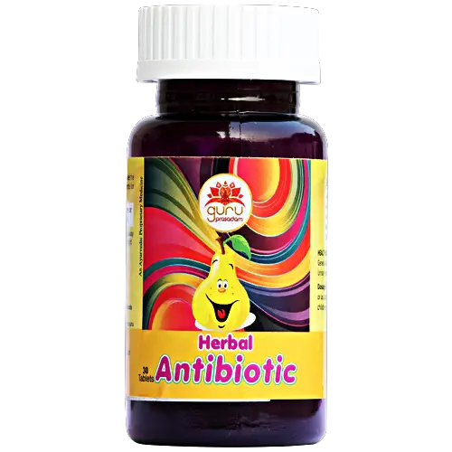 Herbal Antibiotic GuruPrasadam Herbal Antibiotic Tablet helps in ...
