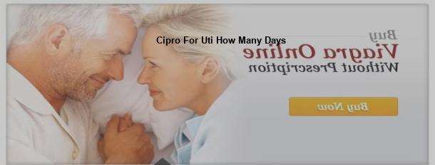 Is 5 days of cipro enough for a uti