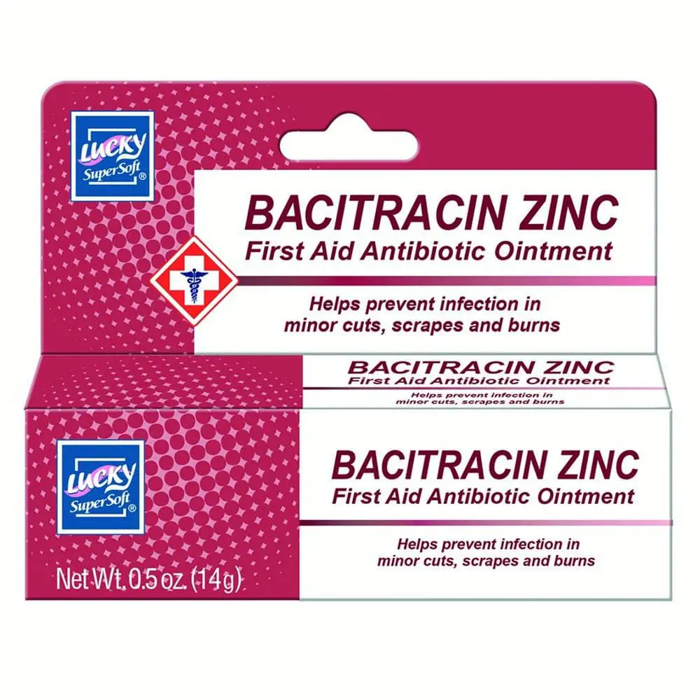 Lucky Super Soft Bacitracin Zinc First Aid Antibiotic Ointment. For ...