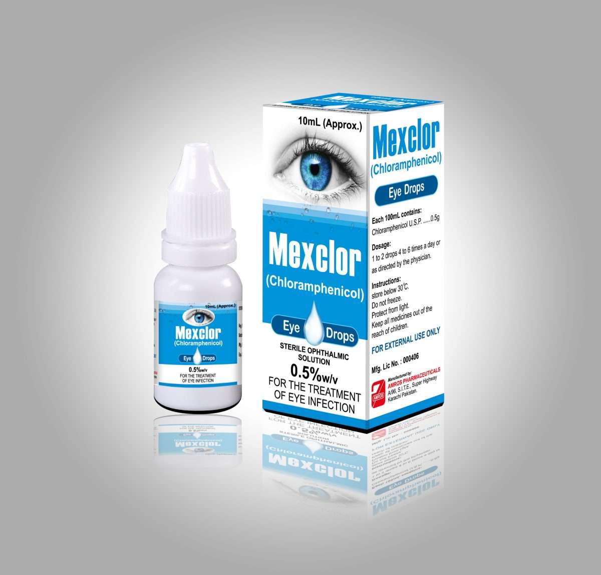 Mexclor Eye Drops  Chloramphenicol  Musani Pharma  Nutraceuticals ...
