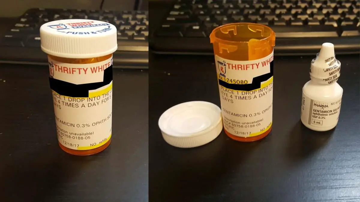 My pink eye medication : 2healthbars