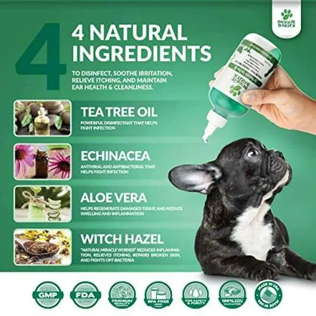 Natural Dog/Cat Ear Infection Treatment Drops Wax Cleaner ...
