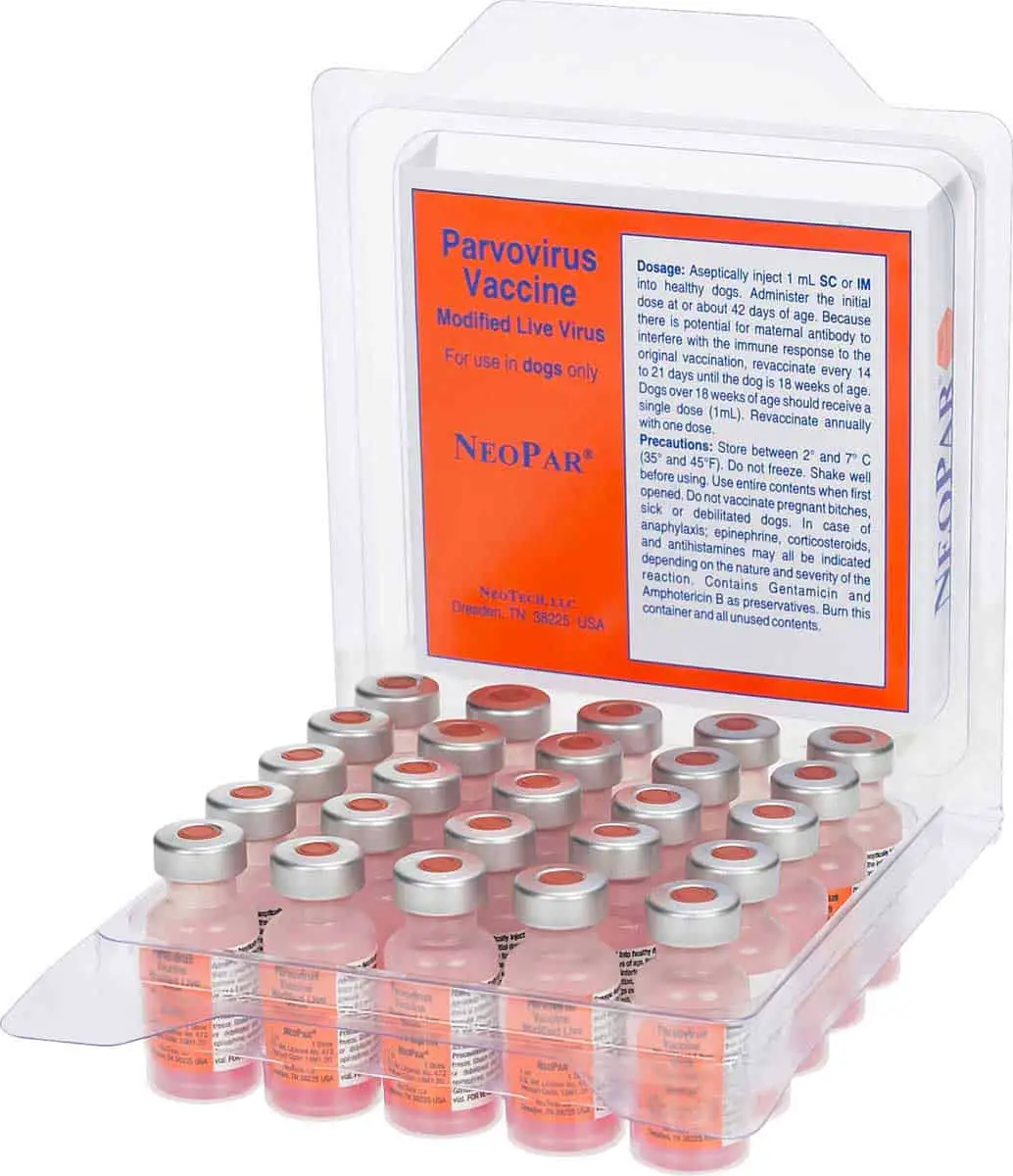 NeoPar Parvo Dog Vaccine (25 Dose)