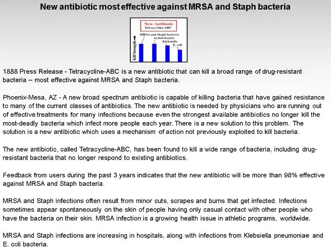 New antibiotic most effective against MRSA and Staph ...