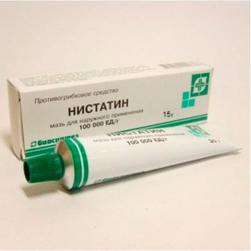 Nystatin (Mycostatin) ointment cream