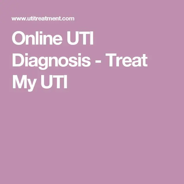 Online UTI Diagnosis