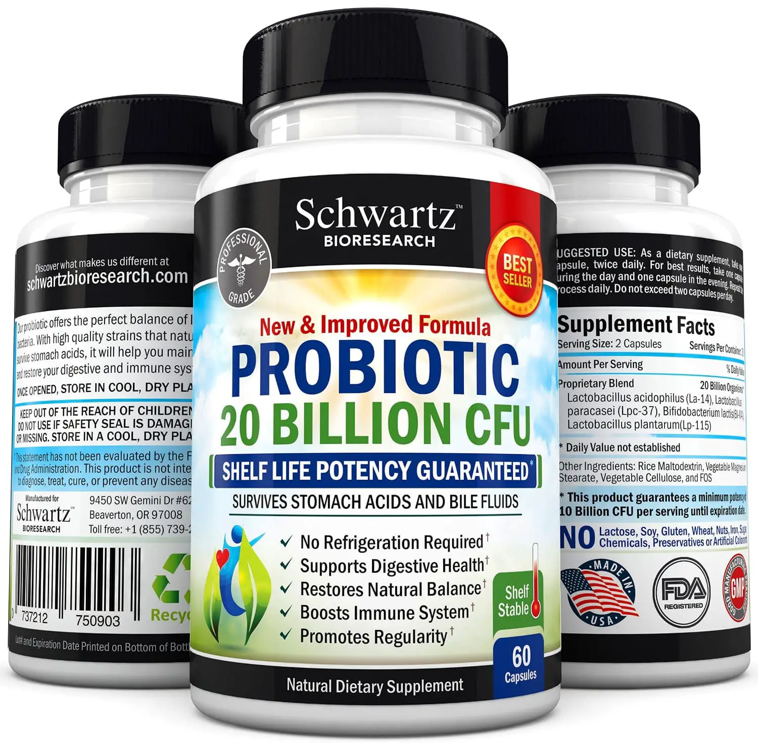 Popular Product Reviews by Amy: Probiotics Supplement 20 Billion CFUs ...