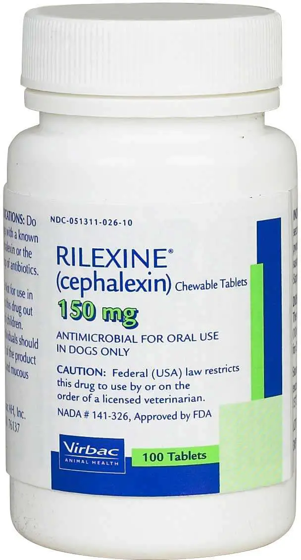 Rilexine Cephalexin for Dogs Virbac (