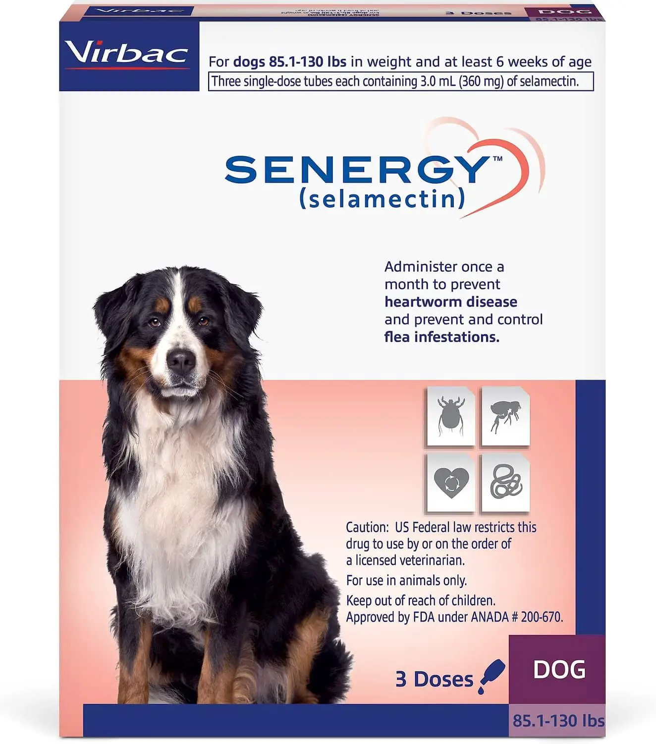 SENERGY Topical Solution for Dogs, 85.1