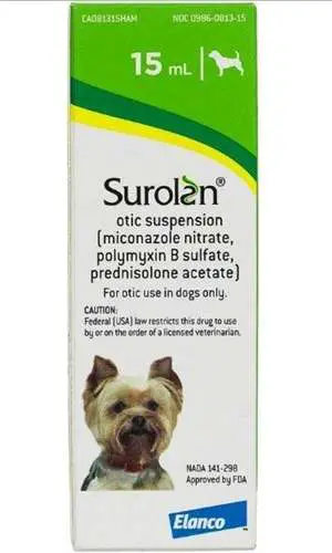 Surolan Otic Suspension l Antibiotic, Antifungal, Anti ...