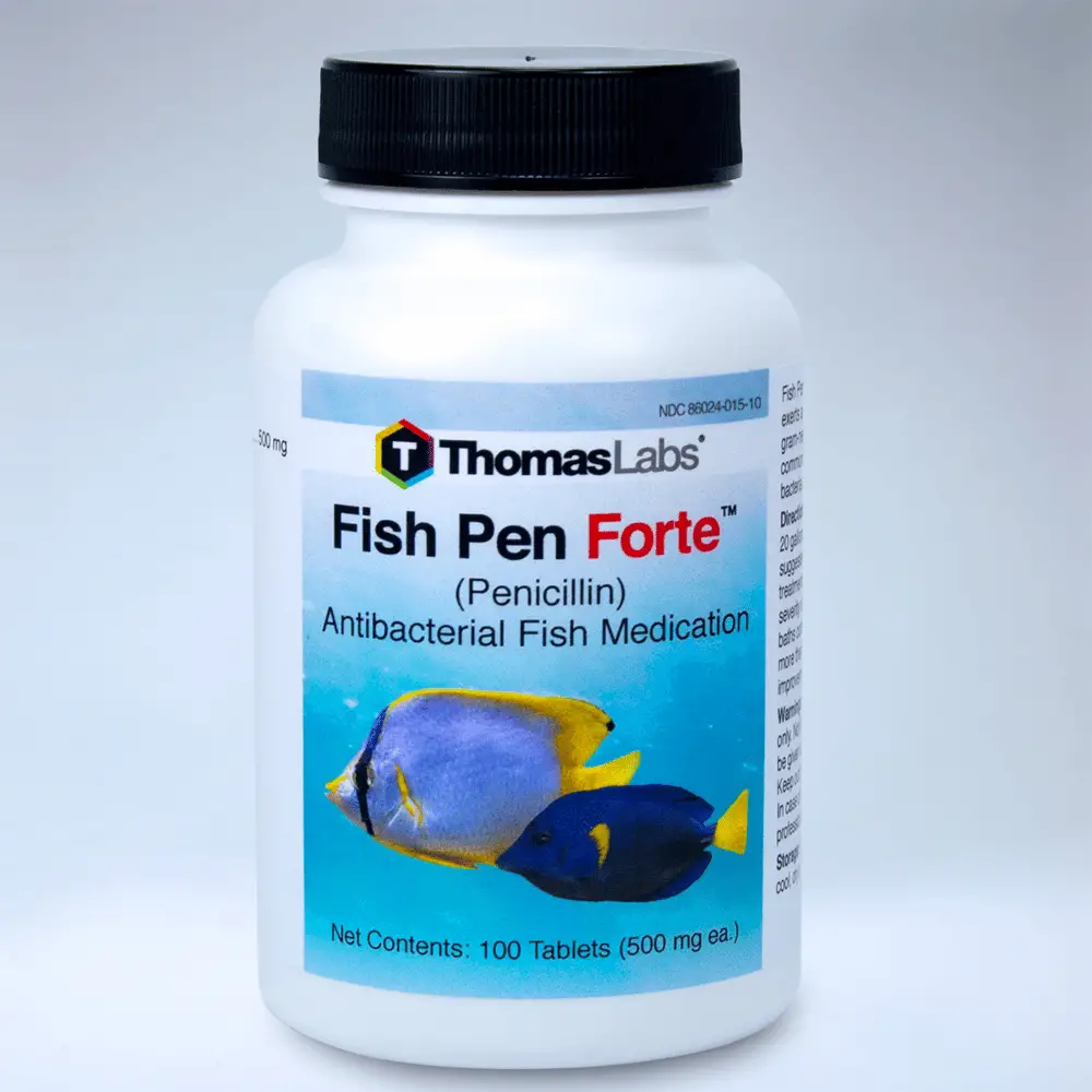 Thomas Labs Fish Pen Forte (Penicillin) Antibacterial Fish Antibiotic ...