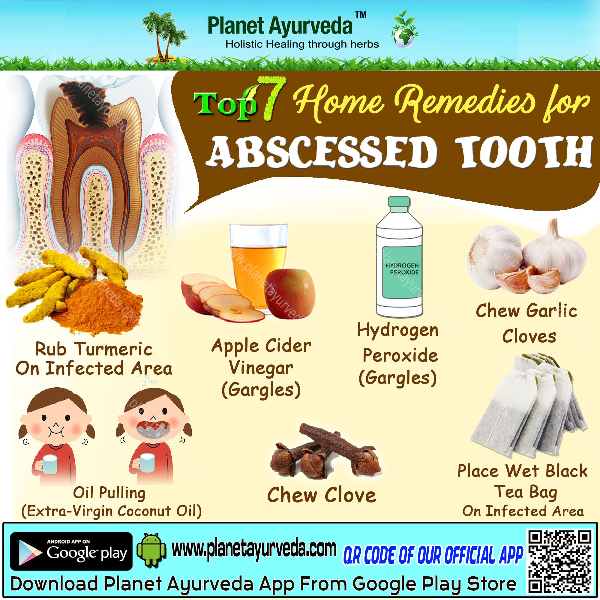 Top 7 #Home #Remedies For #Abscessed #Tooth #hydrogenperoxide #garlic # ...