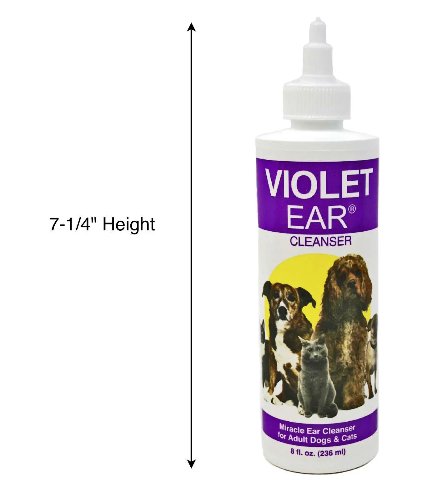 VIOLET PET DOG CAT EAR CLEANER INFECTION TREATMENT ...