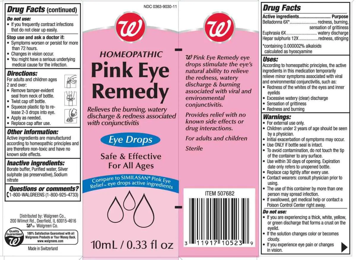 Walgreens Pink Eye Remedy